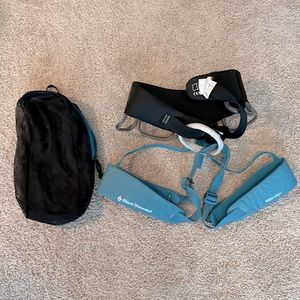 Black Diamond momentum women’s rock climbing harness size xs